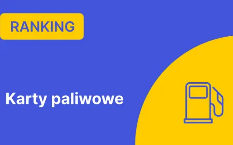 Ranking kart paliwowych dla jednoosobowej firmy. Ikona dystrybutora paliwa.