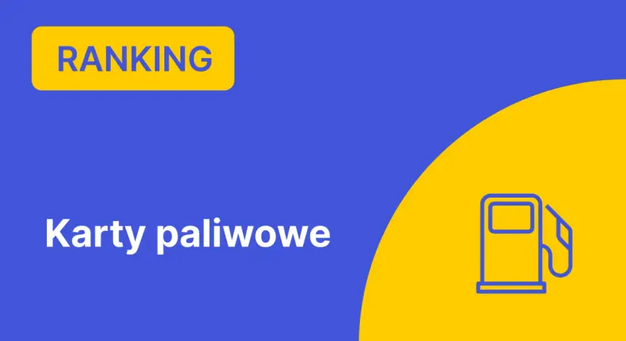 Ranking kart paliwowych dla jednoosobowej firmy. Ikona dystrybutora paliwa.