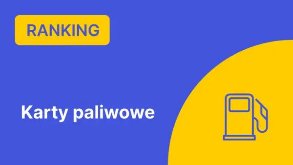 Ranking kart paliwowych dla jednoosobowej firmy. Ikona dystrybutora paliwa.