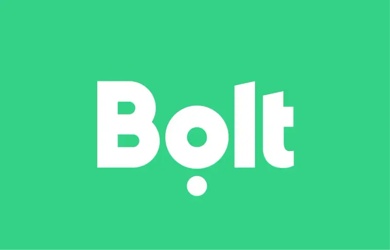 Logo Bolt. Rozpocznij własną działalność z Bolt, aplikacją ułatwiającą podróżowanie i dostawy.